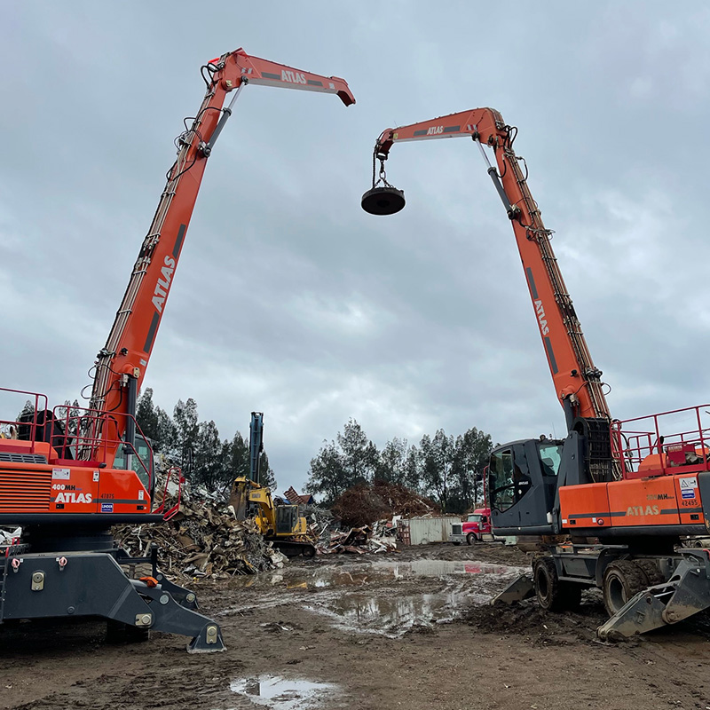 Cranes on Scrapyard